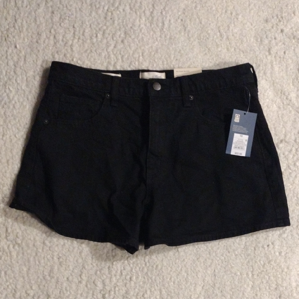 NWT Universal Thread Size 10 Target Black Jean 90s Cutoff Shorts